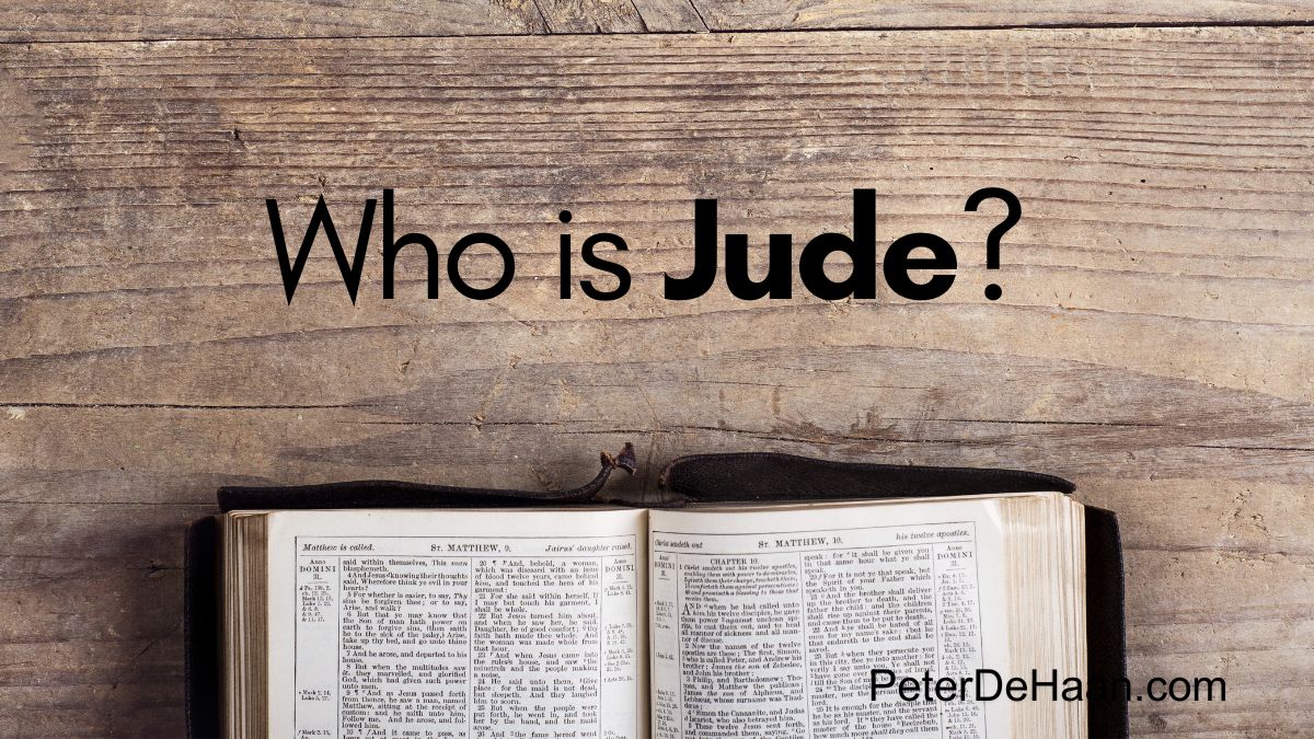 Who is Jude? Is His Full Name Judas? | Author Peter DeHaan